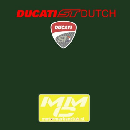 ST-Ducati T-shirt Groen Lady-fit