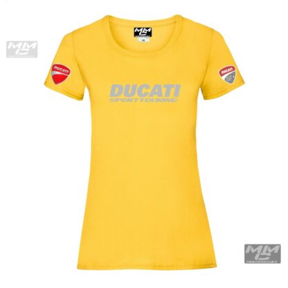 ST-Ducati T-shirt Geel Lady-fit