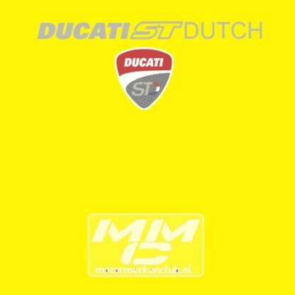 ST-Ducati T-shirt Geel