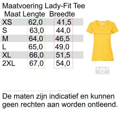 ST-Ducati T-shirt Zwart Lady-fit