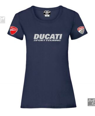 ST-Ducati T-shirt Donkerblauw Lady-fit