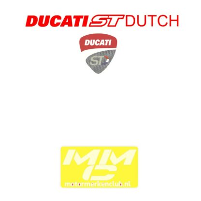 ST-Ducati T-shirt wit Lady-fit
