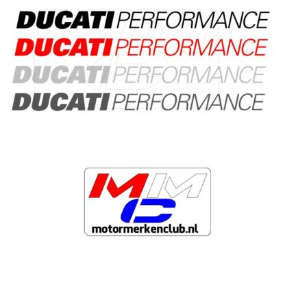Ducati Performance Sticker