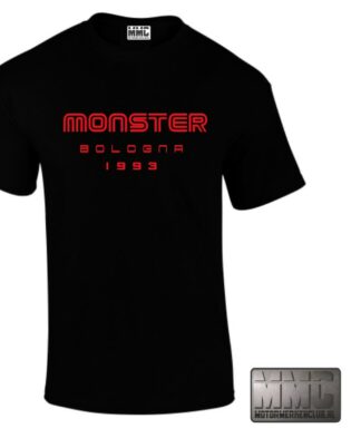 rt tshirt met rode opdruk Monster Bologna 1993